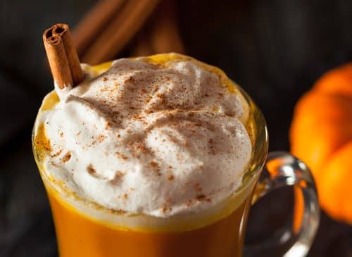 Homemade Boozy Pumpkin Cocktail with Whipped Cream