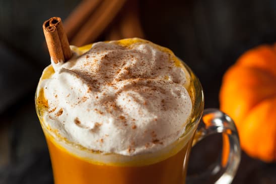 Homemade Boozy Pumpkin Cocktail with Whipped Cream